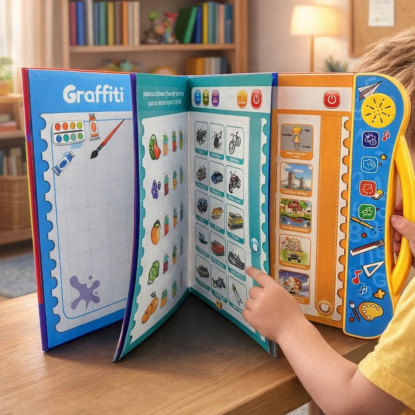 Interactive Study Book for Kids | Musical Intelligence Learning Book with Sound
